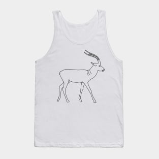 Deer line art Tank Top